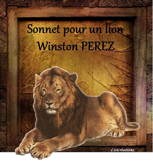 SONNET POUR UN LION - WINSTON PEREZ