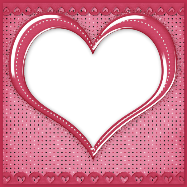 ♥ Cadre St Valentin png, coeur - Valentine frame, heart ♥