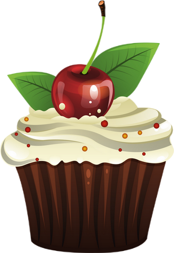 Tube gâteau, cupcake png / Sweet food, little cake clipart