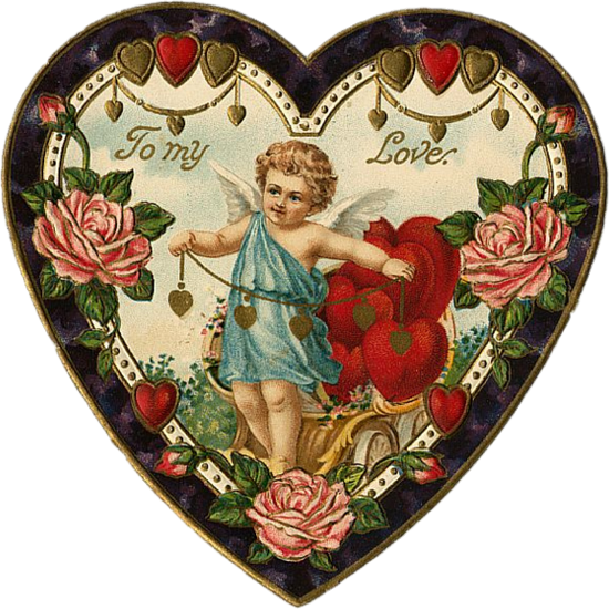 Coeur vintage png : St Valentin - Vintage heart png - Herz