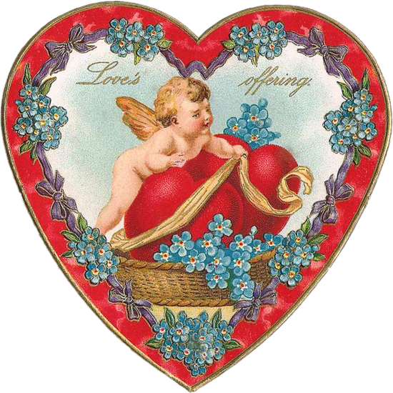 Coeur, amour : tube vintage St Valentin - Heart png