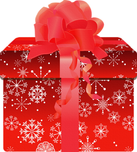 ❄️ Noël, cadeau png, tube - Christmas gift clipart ❄️