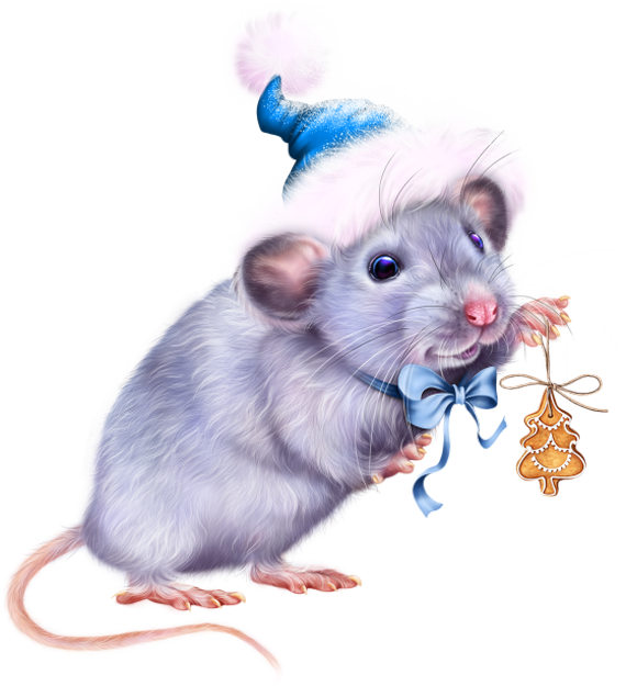 ❄️ Tube Noël, Fêtes, rat png ; Christmas animal clipart ❄️