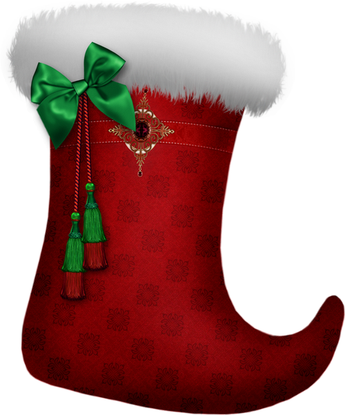 Botte de Noël png, tube - Christmas boot png, december