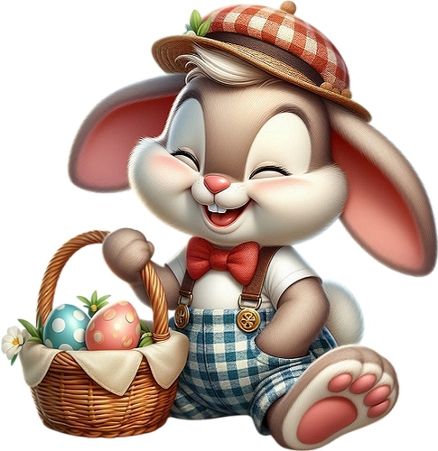 ✿ Tube Pâques_lapin png / Easter bunny png, rabbit ✿ ia