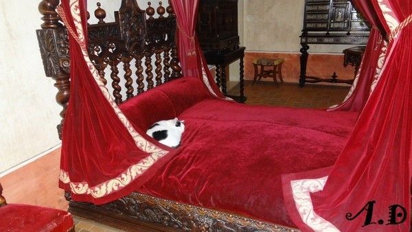 CHATEAU DU CLOS LUCE : LA CHAMBRE DE LEONARD DE VINCI