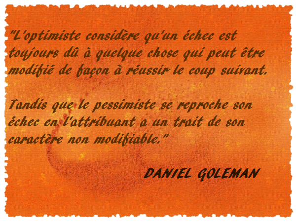 L'OPTIMISTE CONSIDERE....