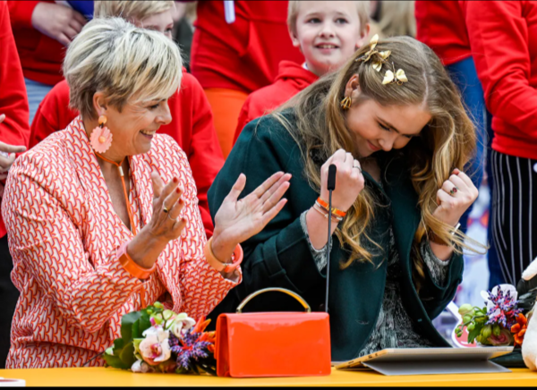 Amalia au Koningsdag 2024 