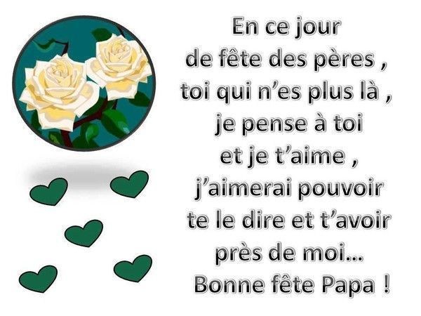 Bonne fête papa...