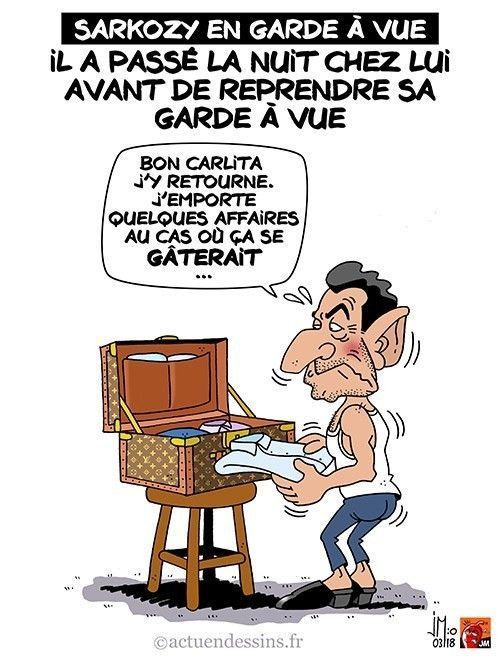 Sarkozy est rentré chez lui avant de reprendre sa garde ...