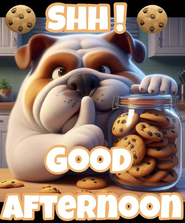 "Shh! Good Afternoon" - Quand Bulldog fait le gourmand