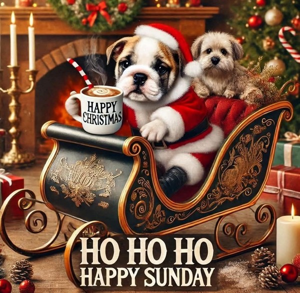 "Ho Ho Ho Happy Sunday"   ...