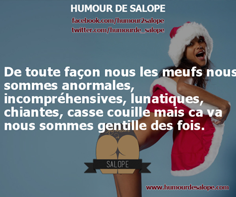 Nous les filles, nous sommes...