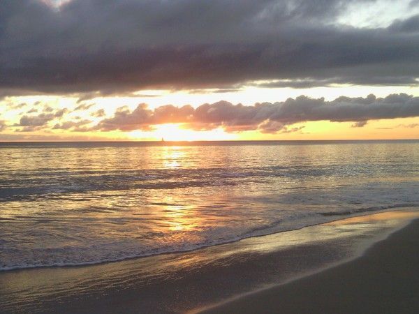 La Martinique et ces beaux couchers de soleil