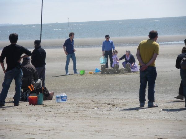 Josiane Balasko Michel Blanc en tournage à Saint Brévin