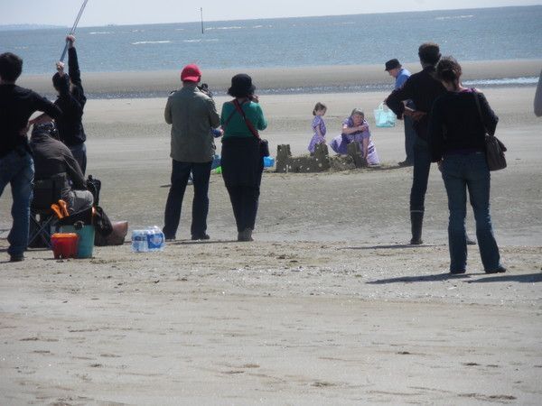 Josiane Balasko Michel Blanc en tournage à Saint Brévin