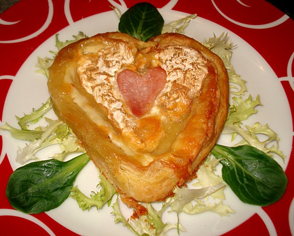 Coeur Fromage.feuilleté au coeur de neufchatel