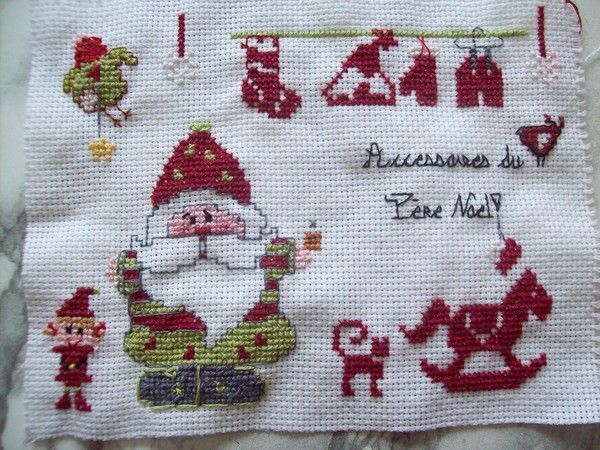 Accessoire du pere noel fini.