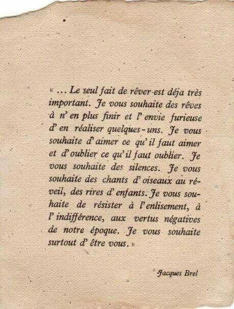 MONSIEUR BREL.....