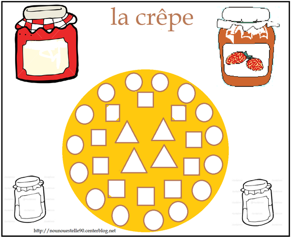 la crêpe gommettes 