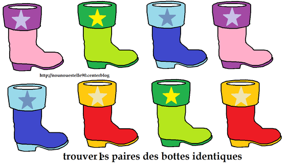 les bottes identiques