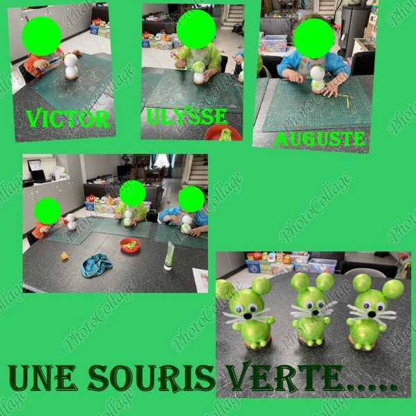 Une souris verte...