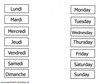 Activité manuelle : les jours de la semaine