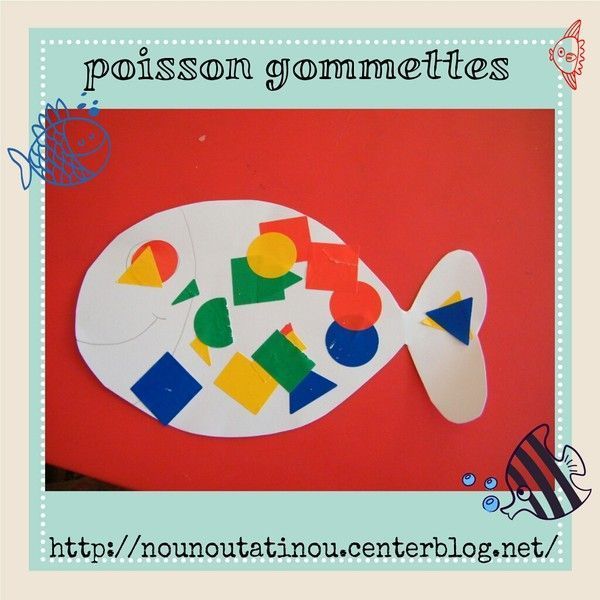 Poisson gommettes pour le 1er avril !