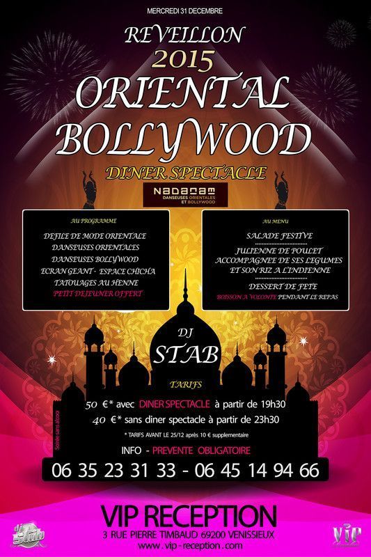 NOUVEL AN ORIENTAL BOLLYWOOD 2015 A LYON