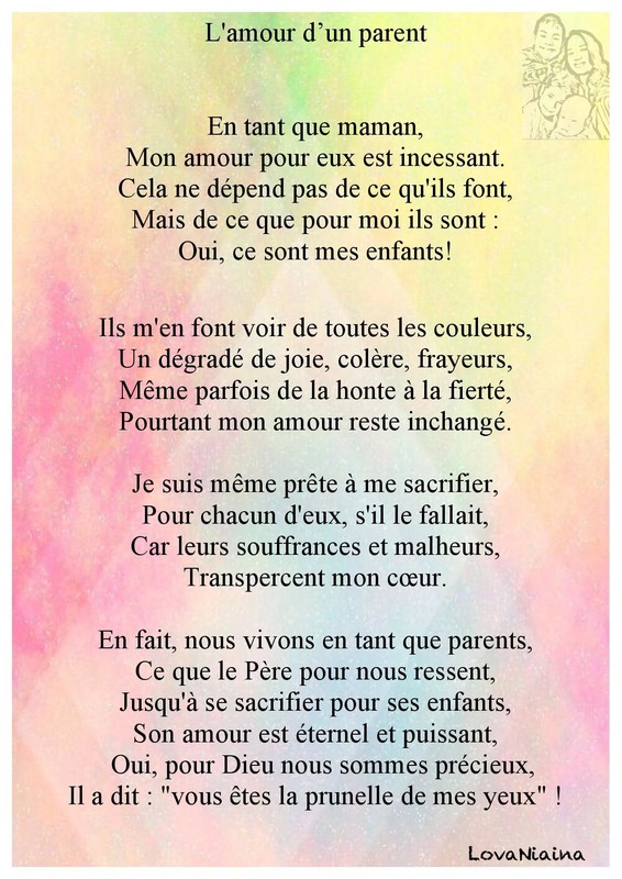 L'amour d'un parent