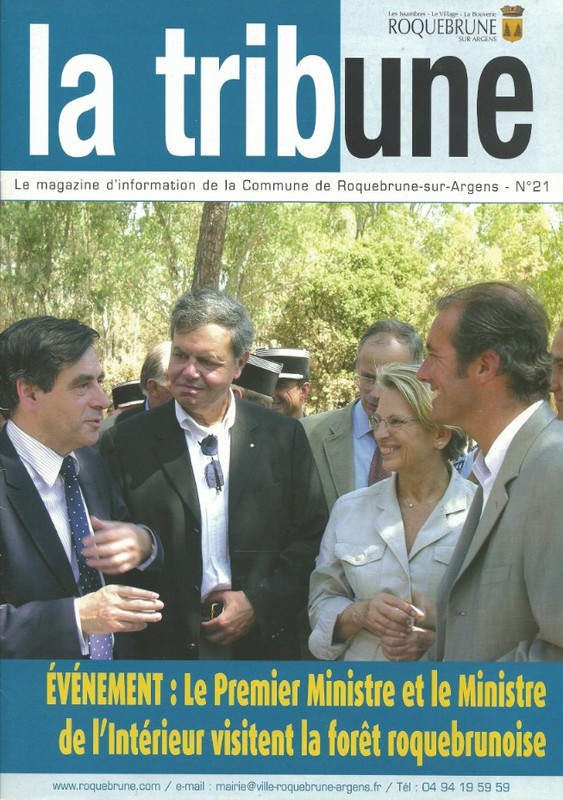 Roquebrune : souvenir de François Fillon