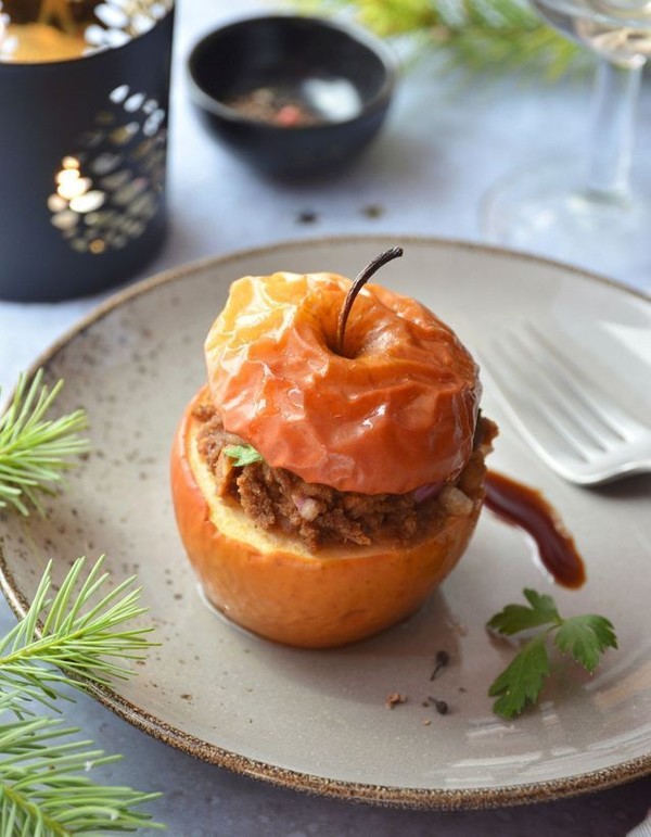 Pommes farcies au seitan