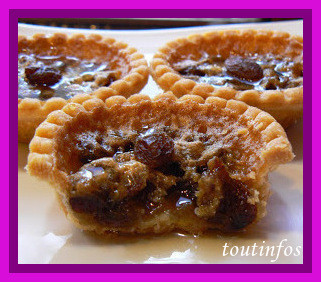 Tartelette raisins et beurre