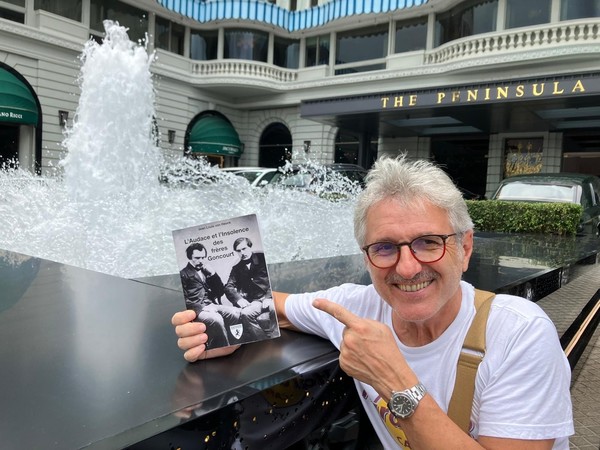 Thierry Georges et l'ouvrage consacré aux frères Goncourt