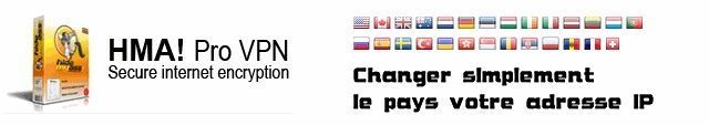 Changer l'adresse IP et pays