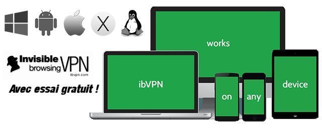 ibVPN avec essai gratuit