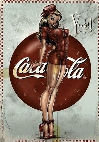 PIN UP coca cola