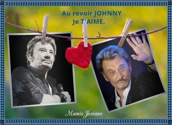 L'HOMMAGE DE JOSIANE POUR JOHNNY 