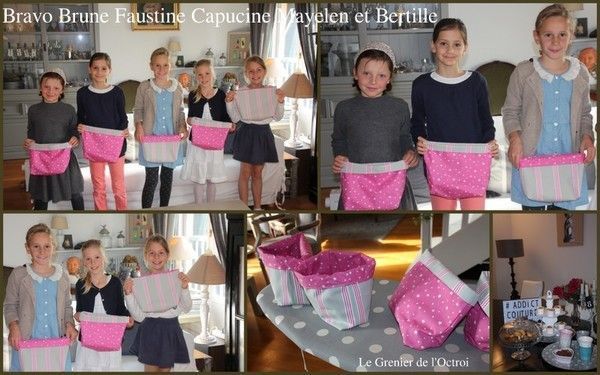 Cours de couture Panier de Rangement débutantes