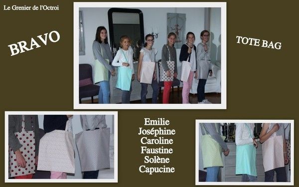 Cours de couture TOTE BAG