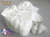 TUTO tricot bébé, Patron FACILE layette bb à tricoter PDF