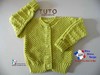 TUTO tricot bébé, Patron FACILE layette bb à tricoter PDF