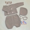 TUTO tricot bébé, Patron FACILE layette bb à tricoter PDF