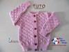 TUTO tricot bébé, Patron FACILE layette bb à tricoter PDF