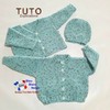 TUTO tricot bébé, Patron FACILE layette bb à tricoter PDF