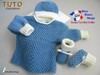 TUTO tricot bébé, Patron FACILE layette bb à tricoter PDF