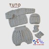 TUTO tricot bébé, Patron FACILE layette bb à tricoter PDF