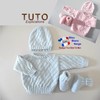 TUTO tricot bébé, Patron FACILE layette bb à tricoter PDF