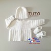 TUTO tricot bébé, Patron FACILE layette bb à tricoter PDF