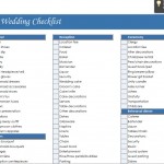 FREE Printable Wedding Checklist